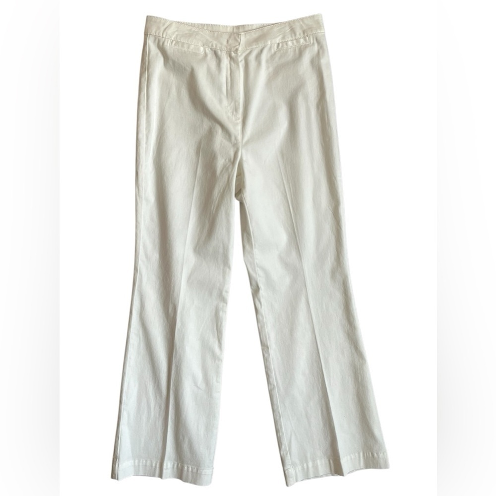 Alex Marie Meryl Ivory Denim Trousers Pants
